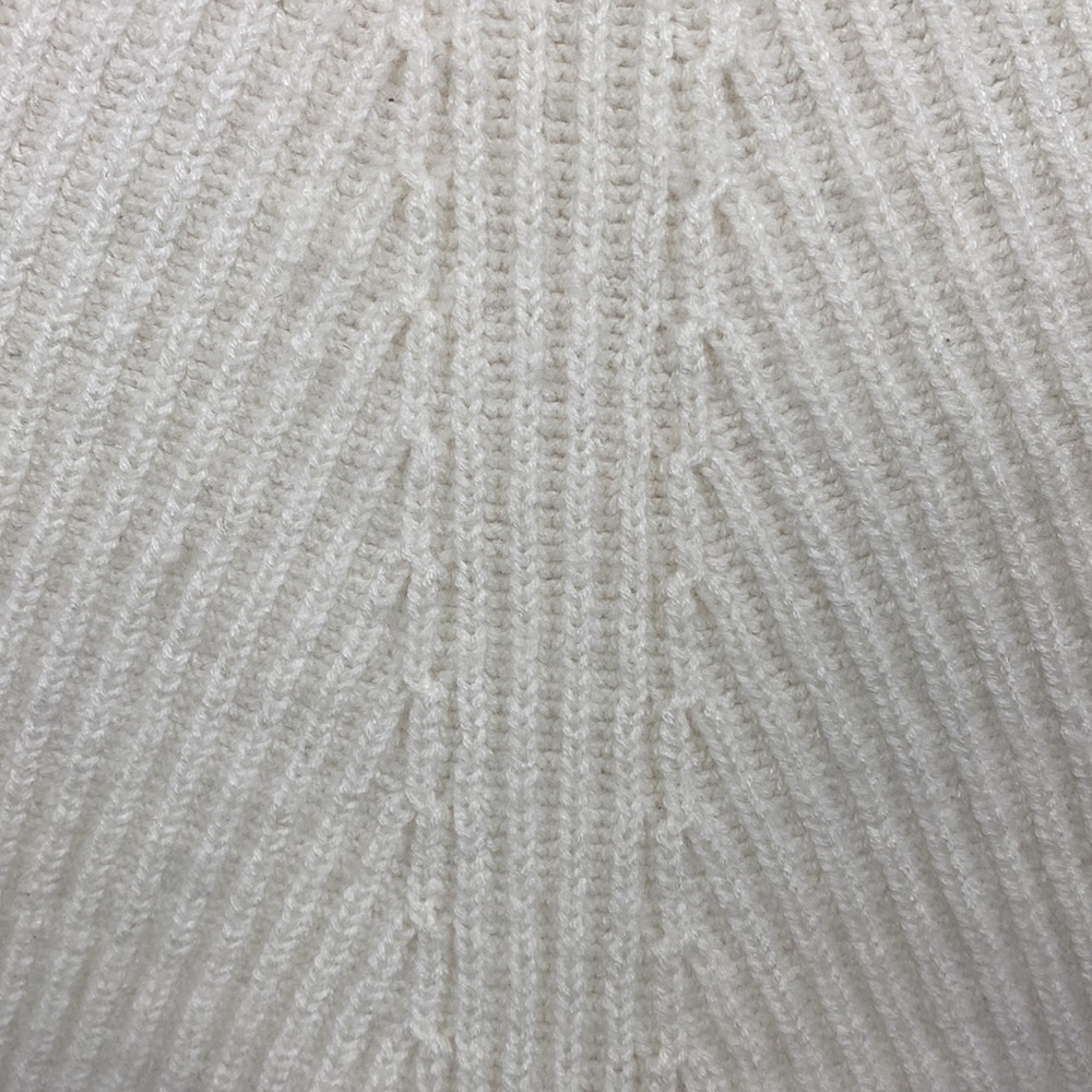 Babaton Chalmers Sweater Mock-Neck Wool Linen Blend Sweater Off-White - Size XS - Picture 10 of 10